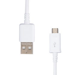 USB дата-кабель (Micro USB) L=800мм для моб. телефонів Samsung білий