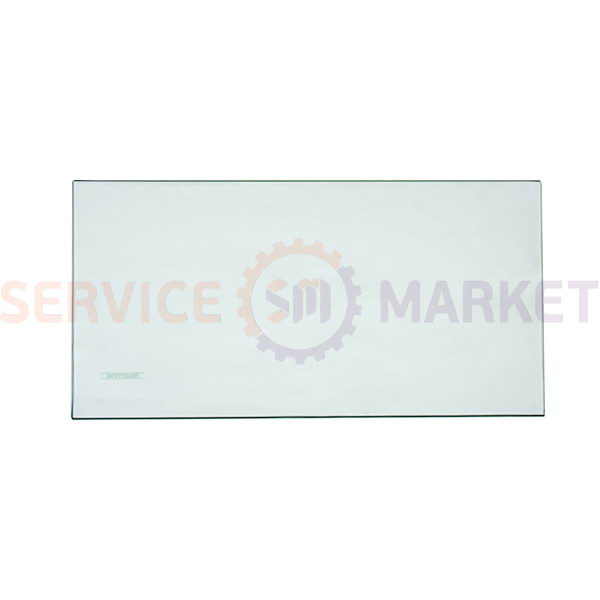 Скляна полиця 460x230 над ящиком для овочів холодильника Snaige