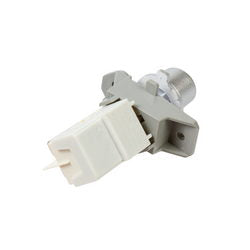 Сетевая кнопка с декоративной кнопкой "сеть" для стир. машины Beko серебристый