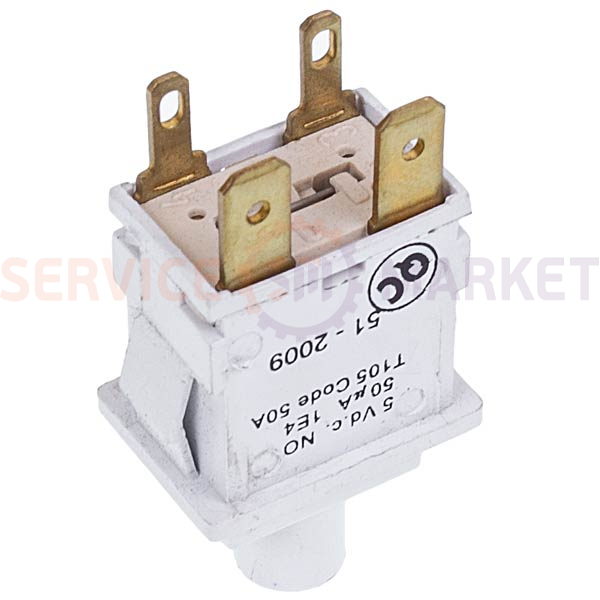 Мережева кнопка зі світлодіодом для пральної машини T105 (4 контакти) Beko