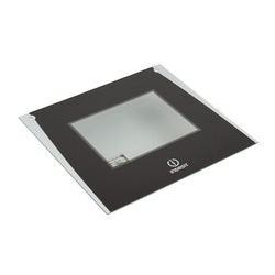 Скло дверей зовнішнє з термометром для духовки 495x445mm Indesit