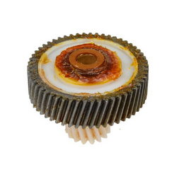 Шестерня мала для м'ясорубки D=18.5/46.5, H=20/12(35.5), Z=16кос../54кос. метал. Aurora