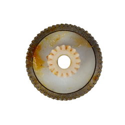 Шестерня мала для м'ясорубки D=18.5/46.5, H=20/12(35.5), Z=16кос../54кос. метал. Aurora