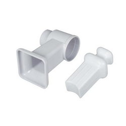 Корпус терок із штовхачем для м'ясорубки (пласт.) AU 464 Aurora білий