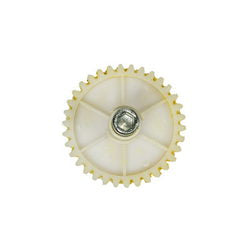 Шестерня з валом для м'ясорубки D=71.5, H=14, Z=34 (вал D=12x60 внутр. шестигран.) Aurora