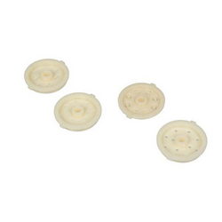 Набір насадок для борошняних виробів (4шт.) D=54mm (з 2-ма виступами) для м'ясорубки Liberty жовтий