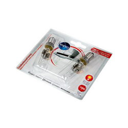 Лампа підсвічування цокольна галогенова (2шт.) для витяжки 230V 28W E14 Whirlpool