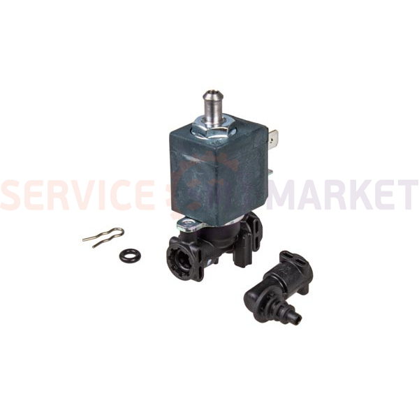 Клапан електромагн. з перехідником (1шт) прокладками (2шт) та скобою (1шт) для кавоварки DeLonghi