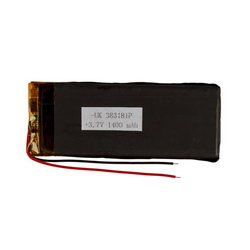 Полимерный аккумулятор UK 383181P 3,7V 1400mAh 31x80x??mm