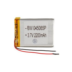 Полимерный аккумулятор BW 045065P 3,7V 2200mAh 49x65x??mm