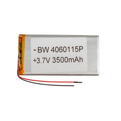 Полимерный аккумулятор BW 4060115P 3,7V 3500mAh 59x115x4mm