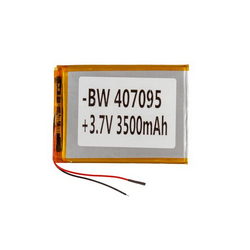Полимерный аккумулятор BW 407095 3,7V 3500mAh 71x97x??mm