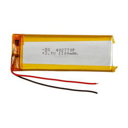 Полимерный аккумулятор DS 402770P 3,7V 1100mAh 28x76x??mm