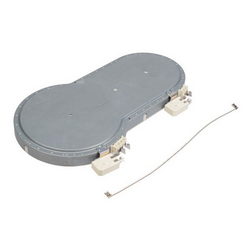 Конфорка для склокерів. поверх. D=190/130mm (з розш. зоною L=375mm) 2100/1750/900W Bosch