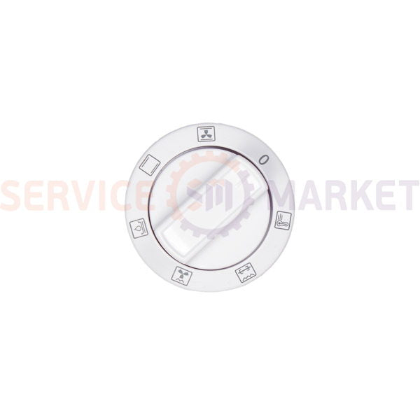 Ручка регулювання режимів 250315631 духовки для плити Beko білий