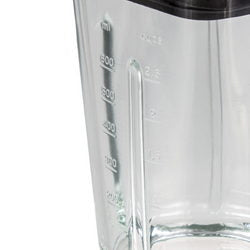 Чаша блендера 600ml у зборі (скло) Bosch біла кришка
