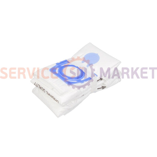 Набір мікрохвиль мішки. (8 шт.) SAFBAG+ фільтр мотора (2 шт.) ZVCA100B для пилососу Zelmer синій