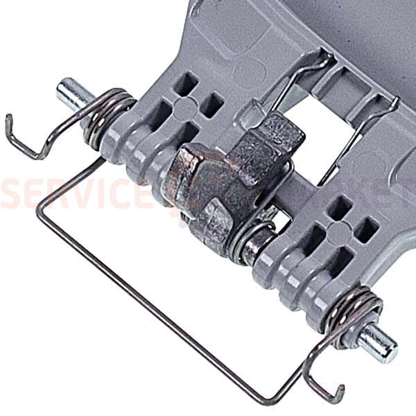 Ручка двери (люка) в сборе для стиральной машины Zanussi серый