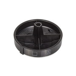 Ручка регулировки режимов духовки для плиты Gorenje серебристый/черный