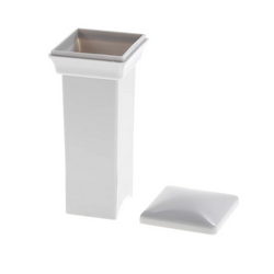 Товкач із кришкою насадки-овочерізки для м'ясорубки Bosch сірий