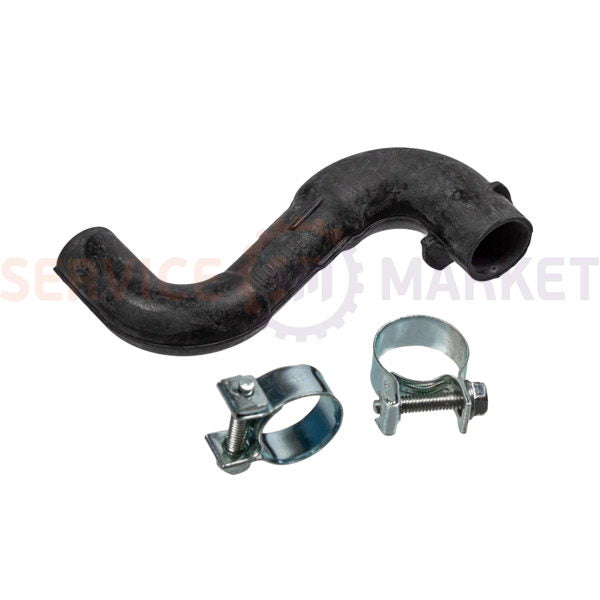 Патрубок соединит. (дозатор-бак, предварит. стирка) с хомутами для верт.стир. машины Electrolux