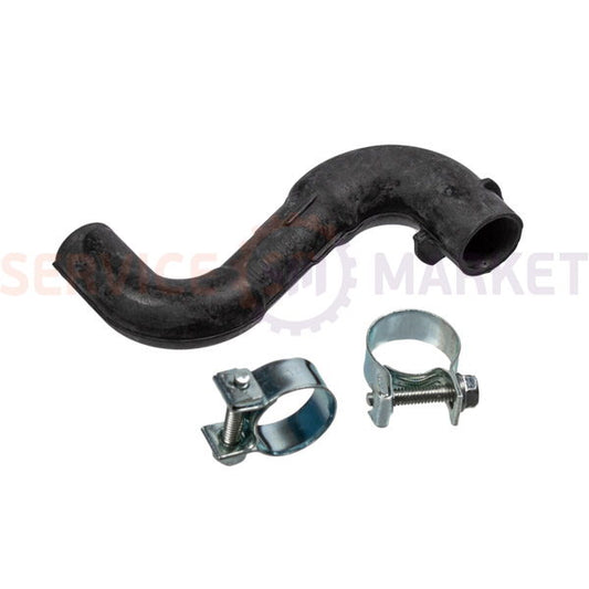 Патрубок соединит. (дозатор-бак, предварит. стирка) с хомутами для верт.стир. машины Electrolux