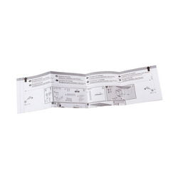 Шаблон з монтажу фасаду дверей для втраїв. посуд. машини Electrolux