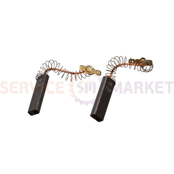 Щітки двигуна (2 шт.) для пральної машини, стрижень (без корпусу, склеєні) 12.5x5x36 Bosch