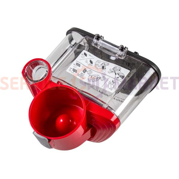 Контейнер для пилу в зборі для пилососу Electrolux червоний