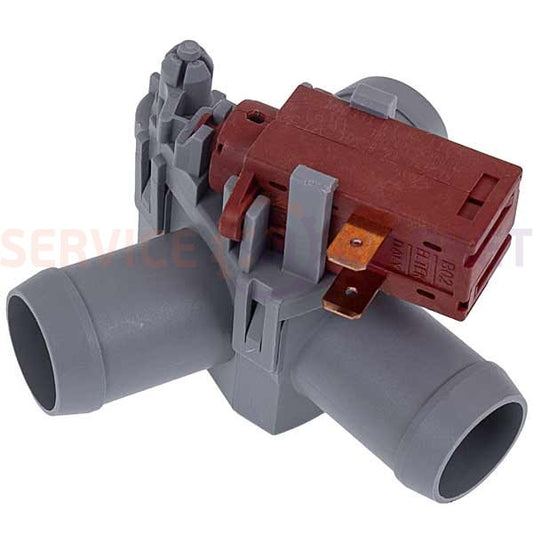 Клапан переключения аква-спрея для стир. машины 3WAY/22mm Hansa