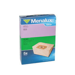 Набір мішків паперових (5 шт.) 5803P + фільтр двигуна для пилососу Menalux