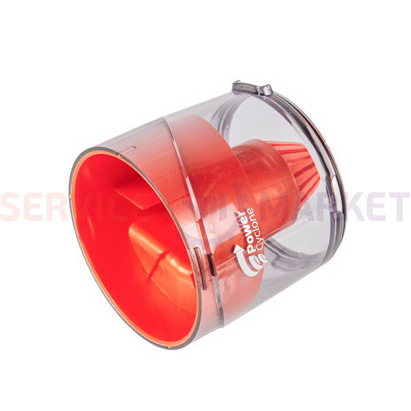 Фільтр циклонний у зборі для контейнера пилососу Philips помаранчевий