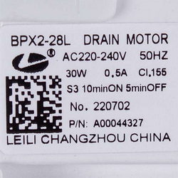 Помпа 140000443279 30W BPX2-28L LEILI для стиральної машини Electrolux