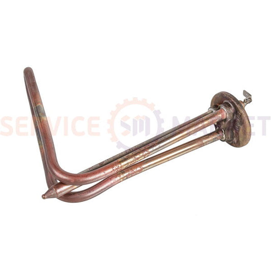 Тэн для бойлера под анод 1500W (медный Г-образ.) фланец 48mm под датчик анод M8 Tesy