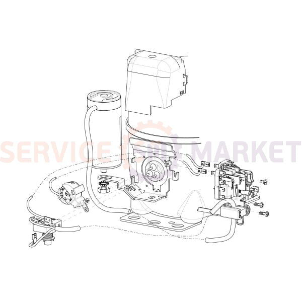 Компресор для холодильника EMBRACO ASPERA NEK2134GK R404a 463W