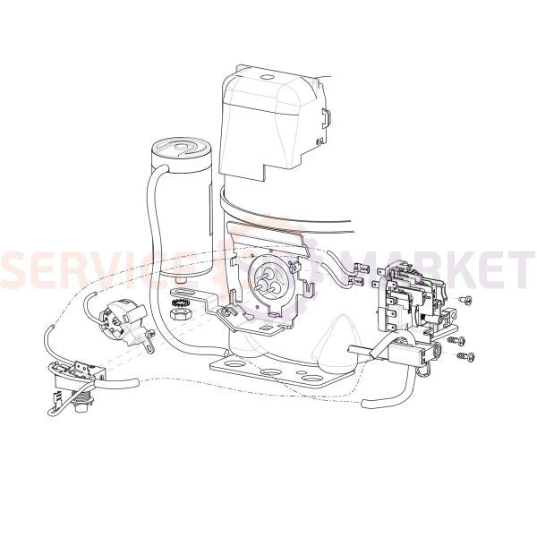 Компресор для охолодження. EMBRACO ASPERA NEU2155GK R404a 653W (з пуск. реле CSIR)