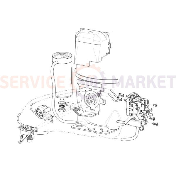 Компресор для охолодження. EMBRACO NEK2168GK R404a 684W (з пуск. реле CSIR)