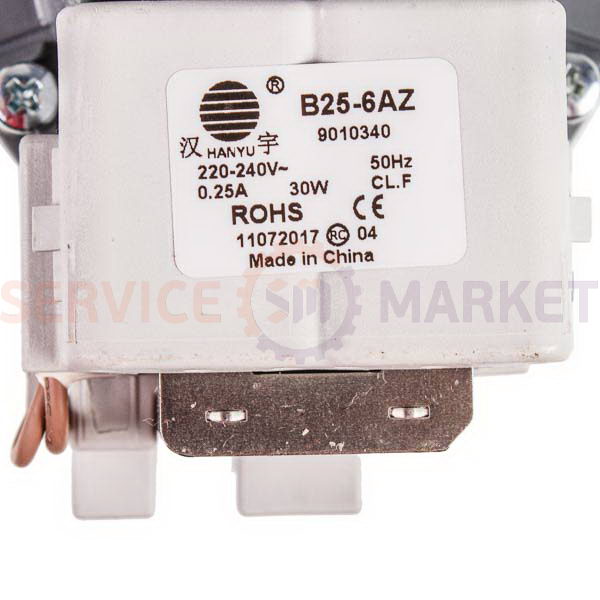 Помпа в зборі 30W B25-6AZ (конт.спар, спереду на 3 самор) HANYU Candy