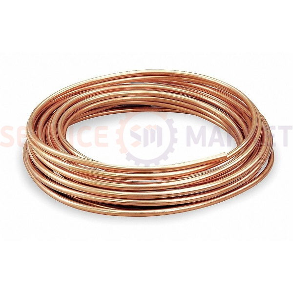Труба медная 1/4'' 6x0.76mm бухта 15m Halcor (продажа кратная 5м)