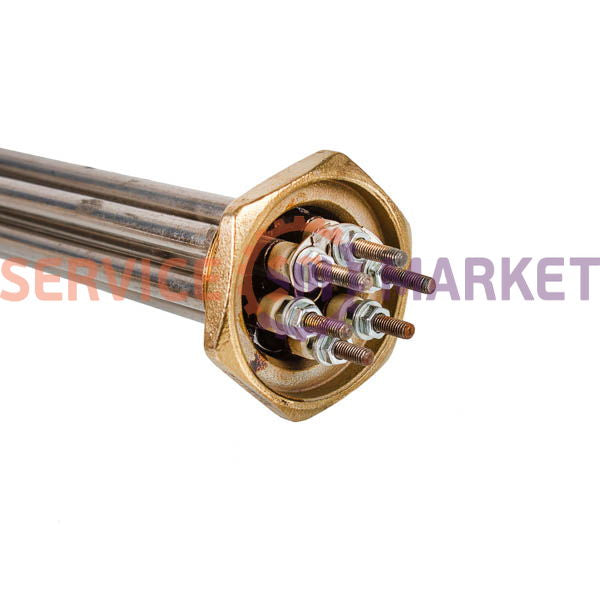 Блок тэнов 4500W 220/380V (нержав.), L=285mm гайка 1 1/4" для электрического котла ELEKTROSAN