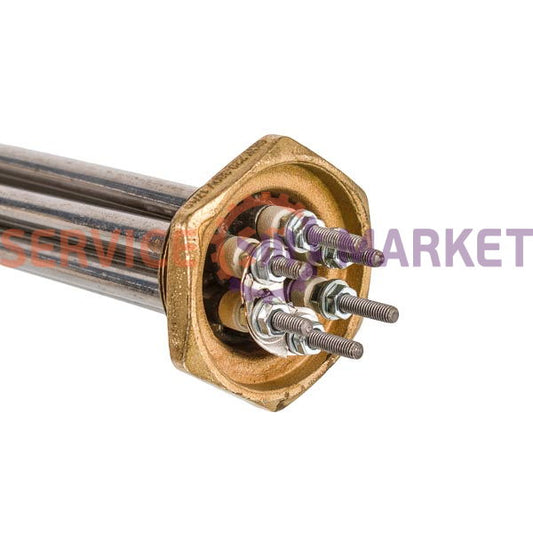 Блок тенів 6000W 220/380V (нержав.), L=285mm гайка 1 1/4" для електричного казана ELEKTROSAN