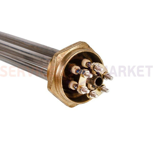 Блок тенів 4500W 380V (нержав.), L=265mm гайка 1,5" (48mm) для електричного котла SANAL