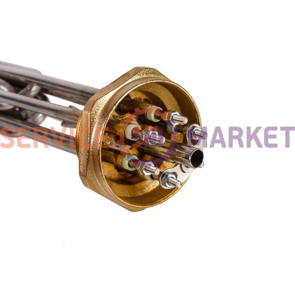 Блок тэнов 9000W 220V (нержав.), L=245mm гайка 2" (скрепка) для электрического котла TERMO-MIX