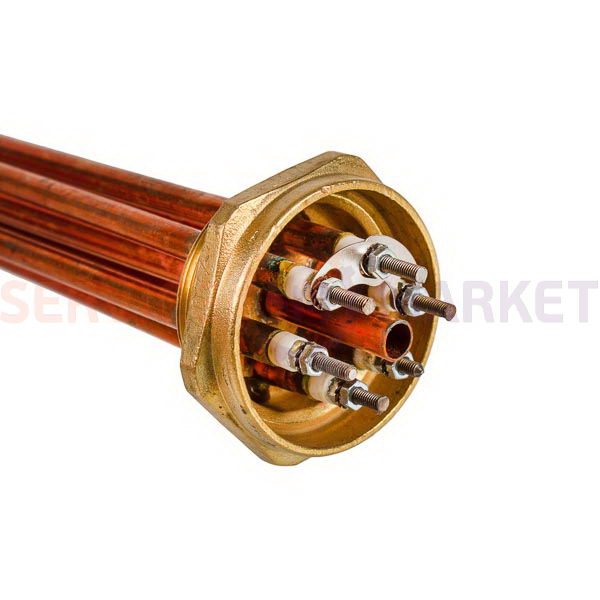 Блок тенів 15000W 220V (мідний), L=485mm гайка 2" для електричного казана BALCIK