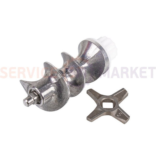 Набор шнек + нож (2-х стор.) для мясорубки NR5 Zelmer