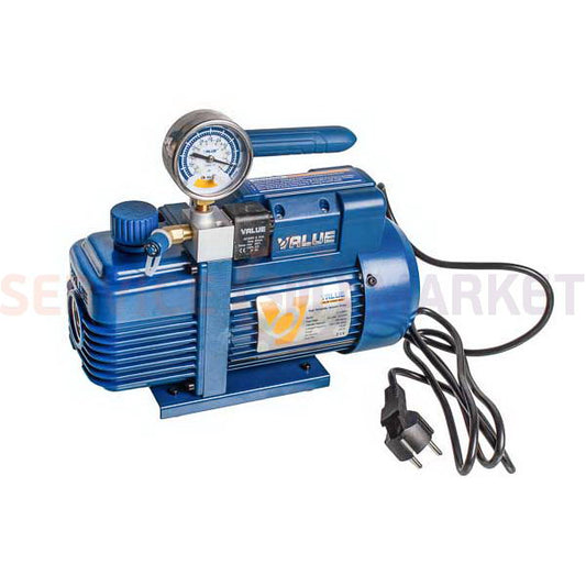 Вакуумный насос с манометром VI-120-SV (1 ступ./57 л/мин.) Value