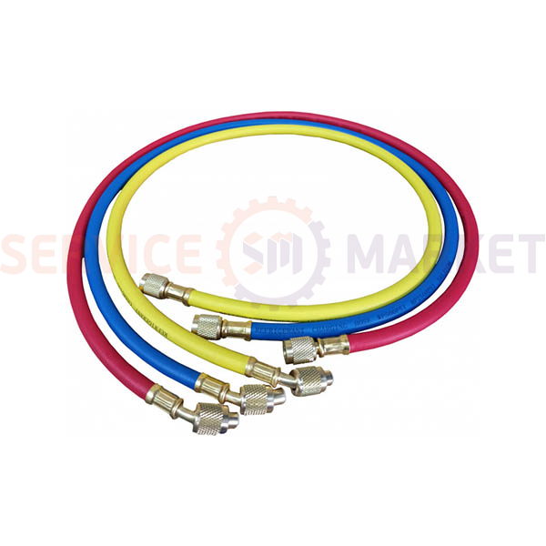 Манометрический коллектор 2- вентильный VMG -2 R410А-B-02 VALUE+шланги 3шт.x900mm(R410 R407 R22 R134