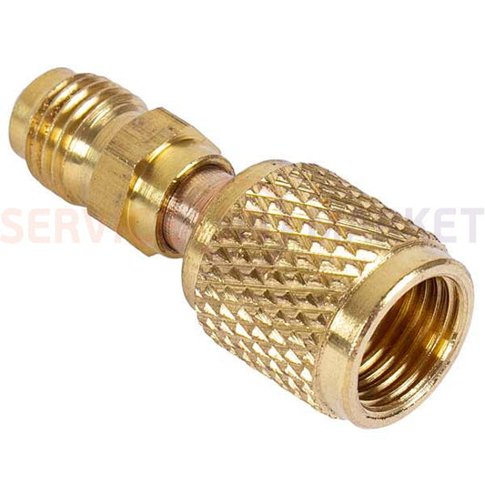 Переходник к фреону R-410/R-32 (внешняя резьба 1/4", внутренняя резьба 5/16”)