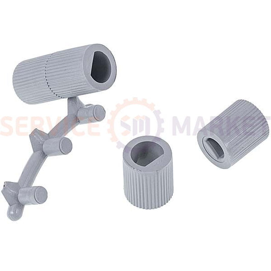 Ручка регулировки (универсальная) для плиты серый