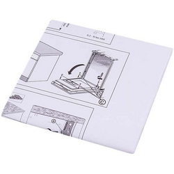 AEG 140043534043 Шаблон з монтажу фасаду дверей для посудомийної машини